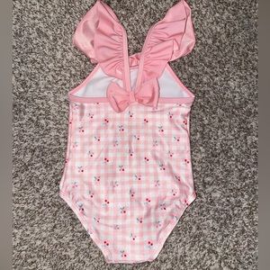 Mia and Miles previous criss cross back strap swim with bow